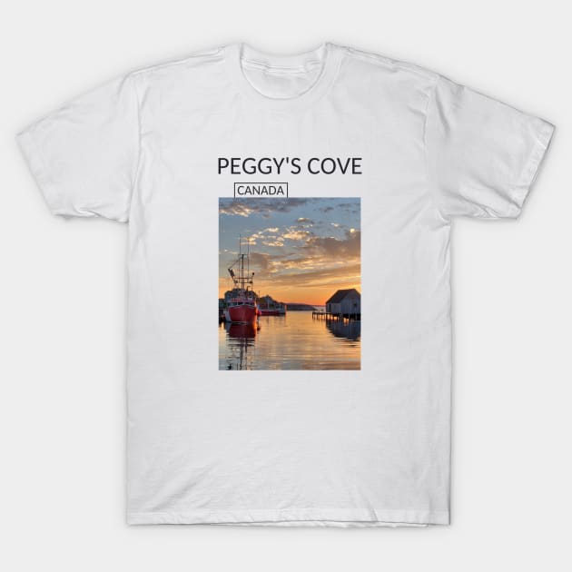 Peggy's Cove Nova Scotia Canada Village Souvenir Gift for Canadian Citizens T-shirt Apparel Mug Notebook Tote Pillow Sticker Magnet T-Shirt by Mr. Travel Joy